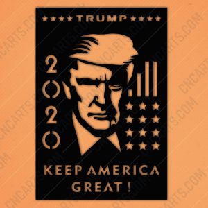 TRUMP 2020, Keep America Great files – EPS AI SVG DXF CDR