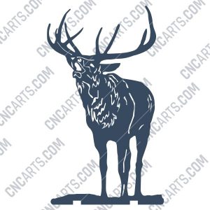 Deer Design file - EPS AI SVG DXF CDR