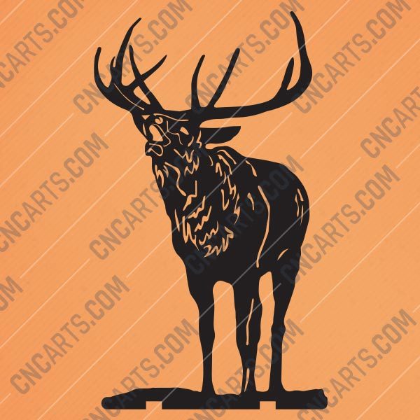 Deer Design file - EPS AI SVG DXF CDR