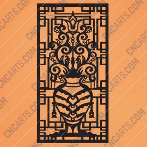 Pattern panel screen Design files - EPS AI SVG DXF CDR R00140