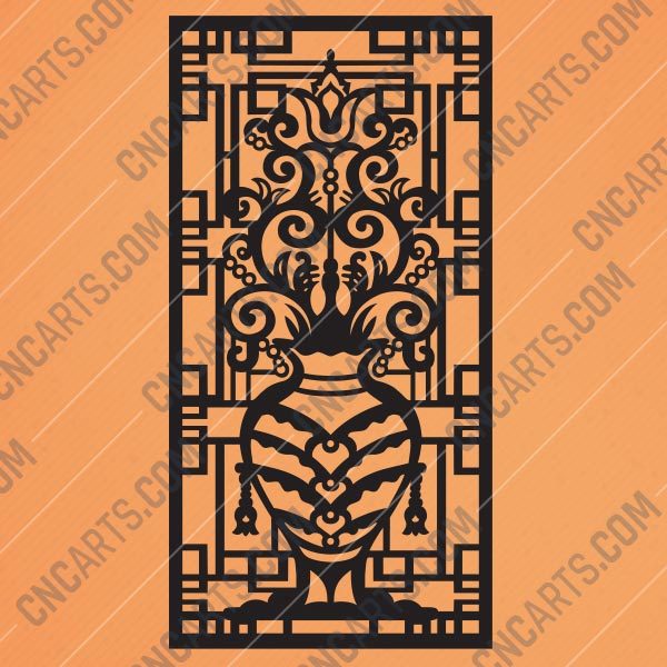 Pattern panel screen Design files - EPS AI SVG DXF CDR R00140