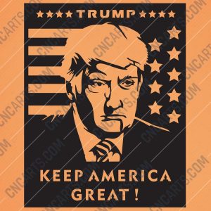 USA TRUMP 2020, Keep America Great Design files – EPS AI SVG DXF CDR