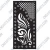 Pattern panel screen Design files - EPS AI SVG DXF CDR R00145