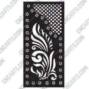 Pattern panel screen Design files - EPS AI SVG DXF CDR R00145