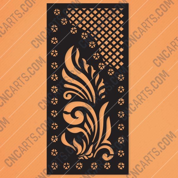 Pattern panel screen Design files - EPS AI SVG DXF CDR R00145