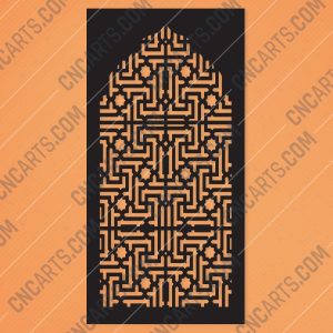 Pattern panel screen Design files - EPS AI SVG DXF CDR R00152