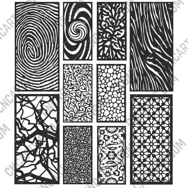 Panels Patterns And Scenes Decorative DXF SVG CDR EPS PNG AI P008