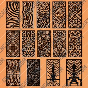 Panels Patterns And Scenes Decorative DXF SVG CDR EPS PNG AI P058