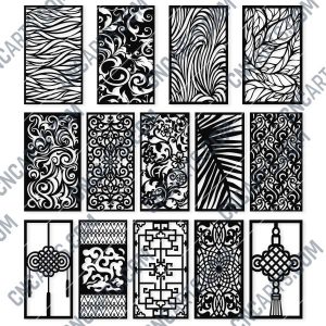 Panels Patterns And Scenes Decorative DXF SVG CDR EPS PNG AI P057