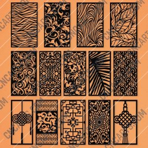 CNC Decorative Laser Cut Panels Template 10735545 Vector Art at