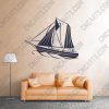 Sailboat Modern Steel Wall Art Vector Design file - DXF SVG EPS AI CDR