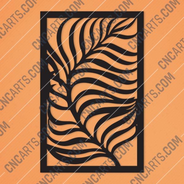 Leaf style gate Design files - DXF SVG EPS AI CDR