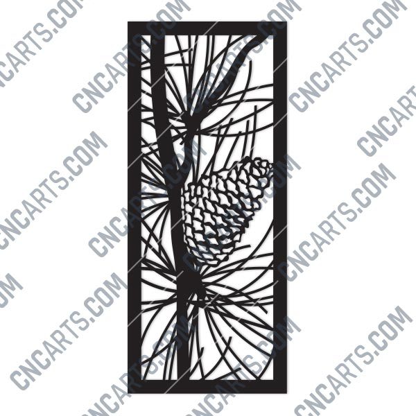 Panel Pattern Decorative DXF SVG CDR EPS PNG AI P093