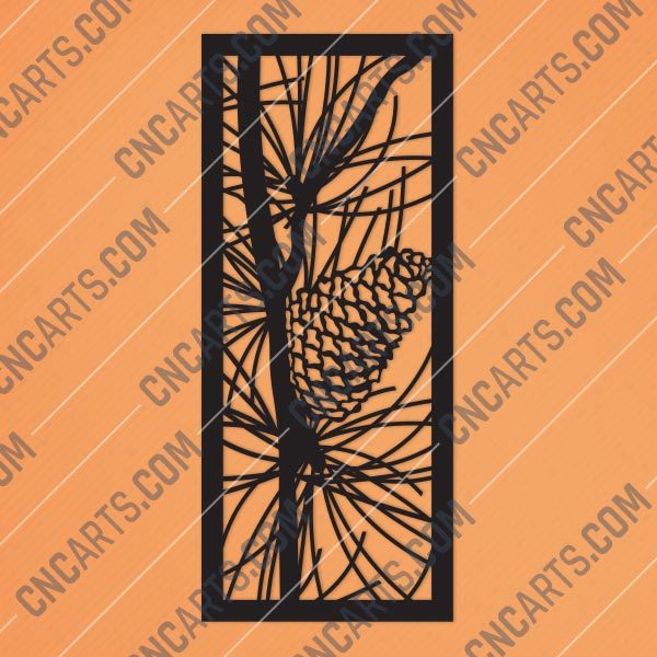 Panel Pattern Decorative DXF SVG CDR EPS PNG AI P093