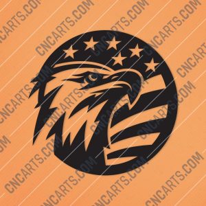 American Eagle Design files P0206 - DXF SVG EPS AI CDR