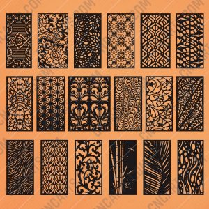 Panels Patterns And Scenes Decorative DXF SVG CDR EPS PNG AI P0212