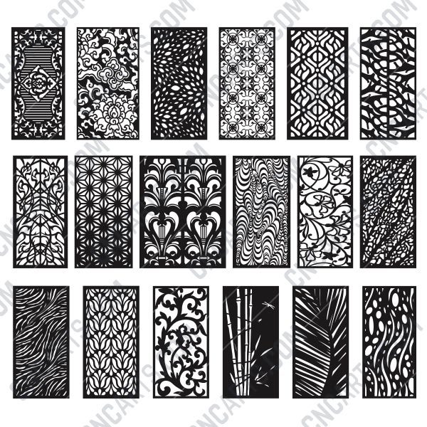 Panels Patterns And Scenes Decorative DXF SVG CDR EPS PNG AI P0212