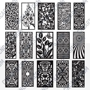 Panels Patterns And Scenes Decorative DXF SVG CDR EPS PNG AI P0220