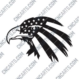 American Eagle Design files P0227 - DXF SVG EPS AI CDR