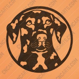 Dog Face design files - DXF SVG EPS AI CDR