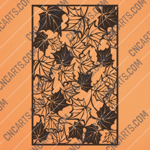 Leaf pattern decorative - DXF SVG CDR EPS PNG AI P0242