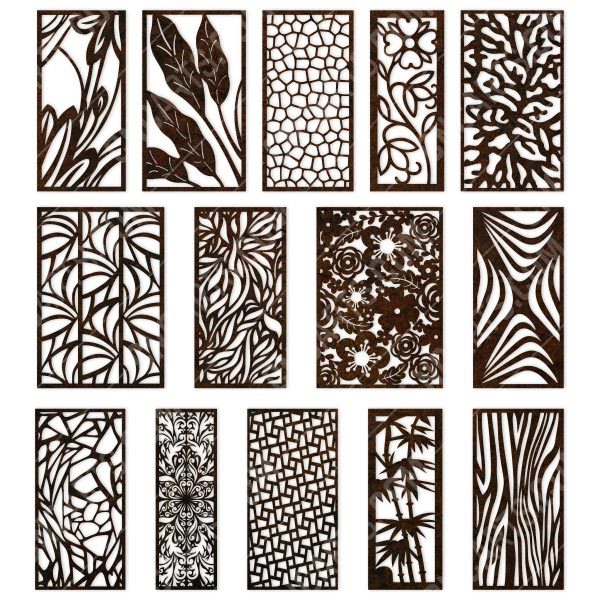 Panels patterns and scenes decorative DXF SVG CDR EPS PNG AI P0047