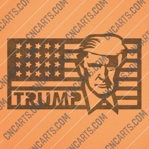 Donald Trump - Make America Great Again - DXF SVG EPS AI CDR