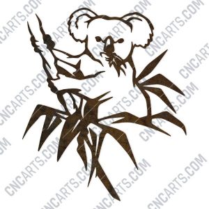 Koala vector design files - DXF SVG EPS AI CDR