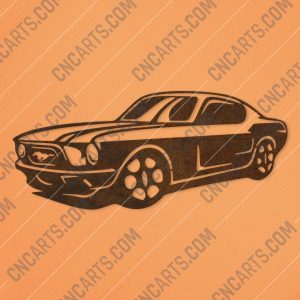 Old car vector design files - DXF SVG EPS AI CDR