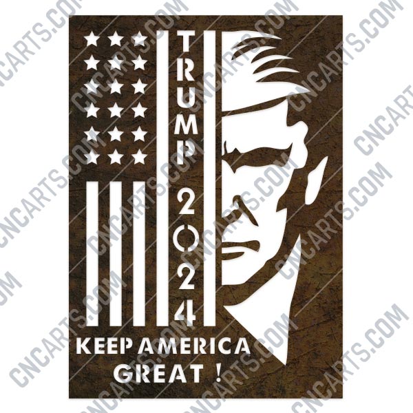 Trump 2024 Make America Great Again Custom Stencil – My Custom Stencils