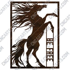 Be free Horse vector design files - DXF SVG EPS AI CDR