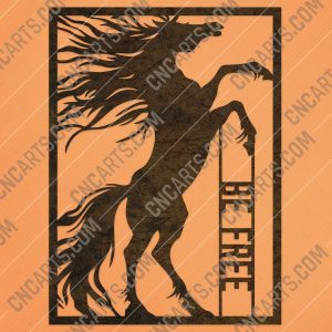 Be free Horse vector design files - DXF SVG EPS AI CDR