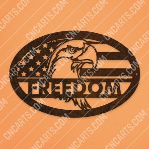 Eagle freedom design files - DXF CDR EPS AI SVG