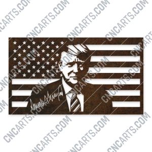 Signature TRUMP vector files - EPS AI SVG DXF CDR