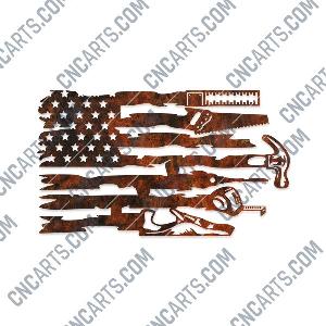 American flag usa tools design files