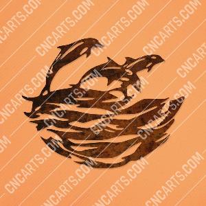 Dolphin vector design files