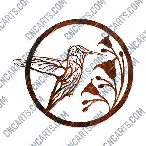 Hummingbird vector design files