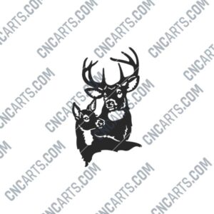 Deer DXF File Preview