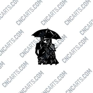 Under the Umbrella DXF Art