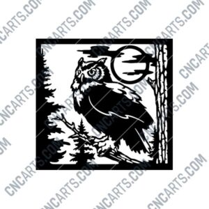 Owl DXF File