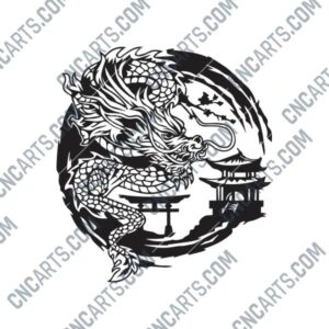 Dragon Temple CNC Design